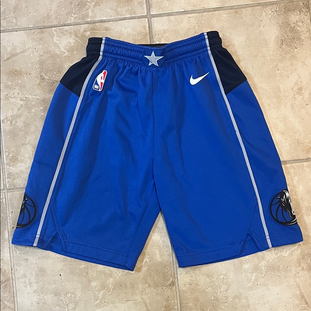 NBA Dallas Mavericks Nike Blue Basketball Shorts Size S